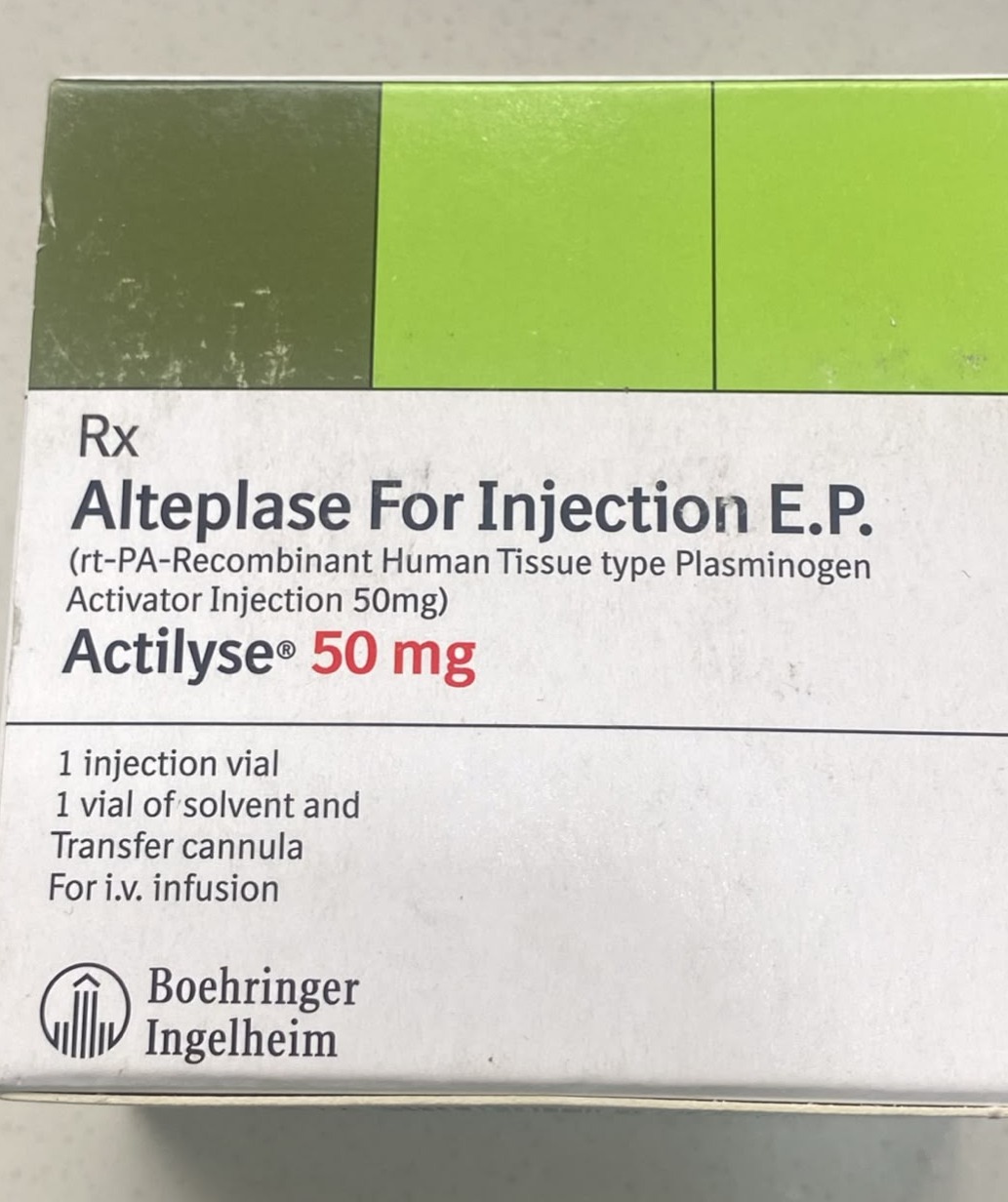 Actilyse 50mg Injection