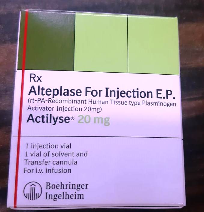 Actilyse 20mg Injection